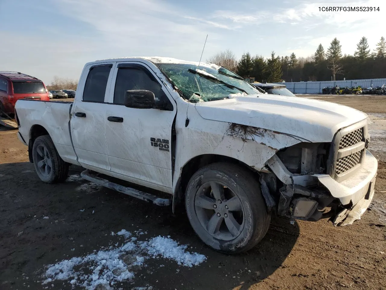 2021 Ram 1500 Classic Tradesman VIN: 1C6RR7FG3MS523914 Lot: 80380713