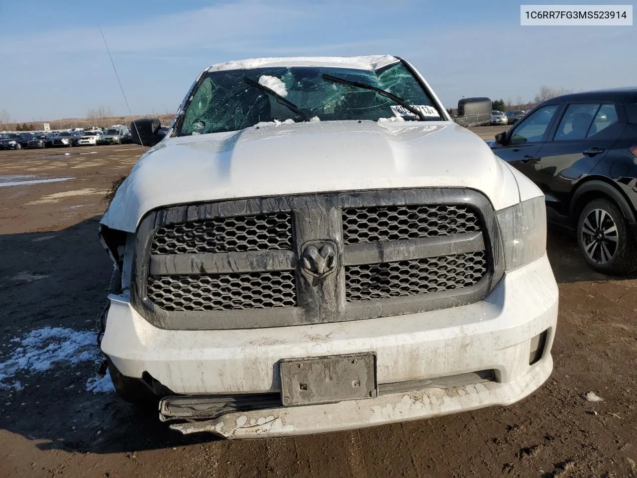 2021 Ram 1500 Classic Tradesman VIN: 1C6RR7FG3MS523914 Lot: 80380713