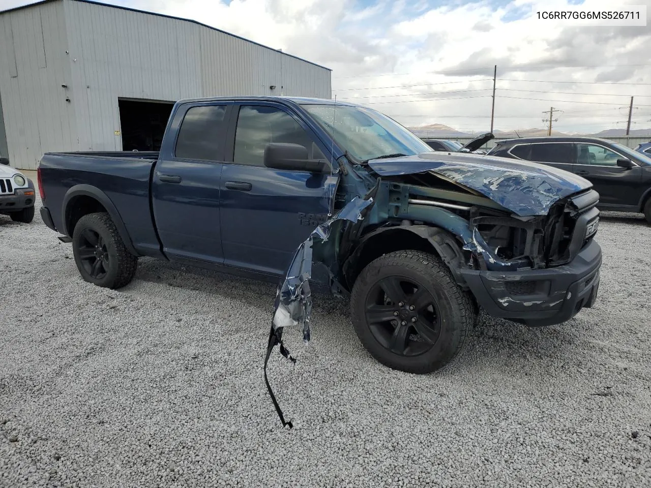 2021 Ram 1500 Classic Slt VIN: 1C6RR7GG6MS526711 Lot: 81488324