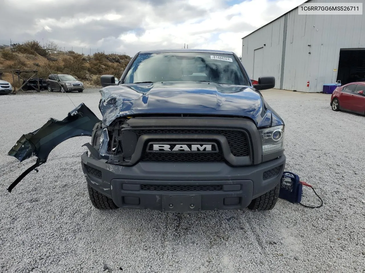 2021 Ram 1500 Classic Slt VIN: 1C6RR7GG6MS526711 Lot: 81488324