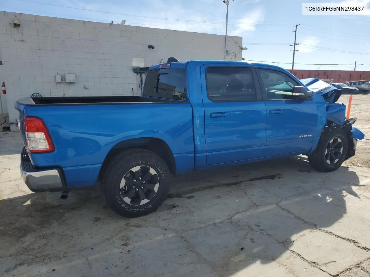 2022 Ram 1500 Big Horn/Lone Star VIN: 1C6RRFFG5NN298437 Lot: 42689754