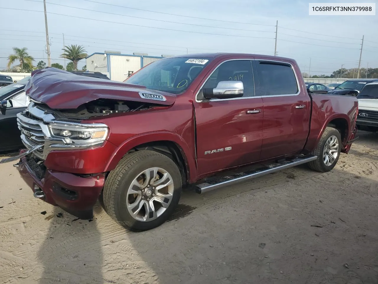 2022 Ram 1500 Longhorn VIN: 1C6SRFKT3NN379988 Lot: 44672104