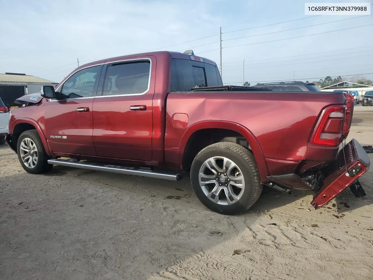 2022 Ram 1500 Longhorn VIN: 1C6SRFKT3NN379988 Lot: 44672104