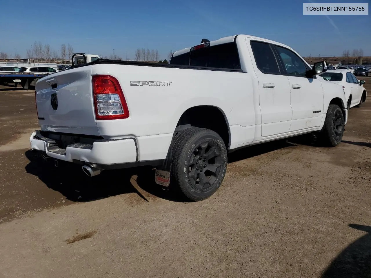 1C6SRFBT2NN155756 2022 Ram 1500 Big Horn/Lone Star