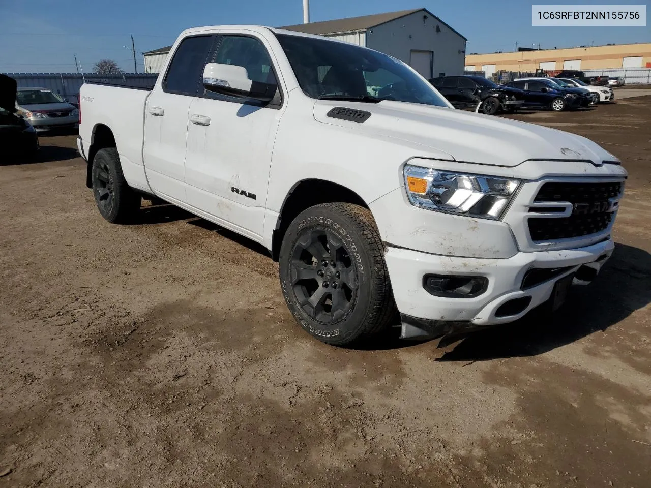 2022 Ram 1500 Big Horn/Lone Star VIN: 1C6SRFBT2NN155756 Lot: 45337534