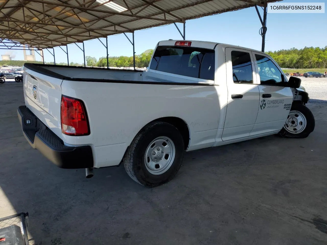 2022 Ram 1500 Classic Tradesman VIN: 1C6RR6FG5NS152248 Lot: 50429744