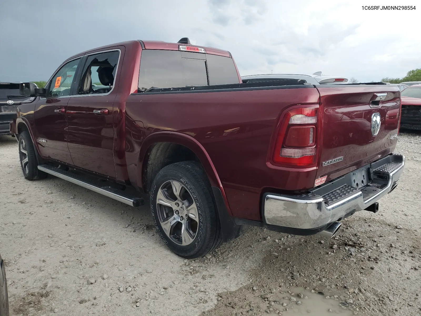 2022 Ram 1500 Laramie VIN: 1C6SRFJM0NN298554 Lot: 51071824