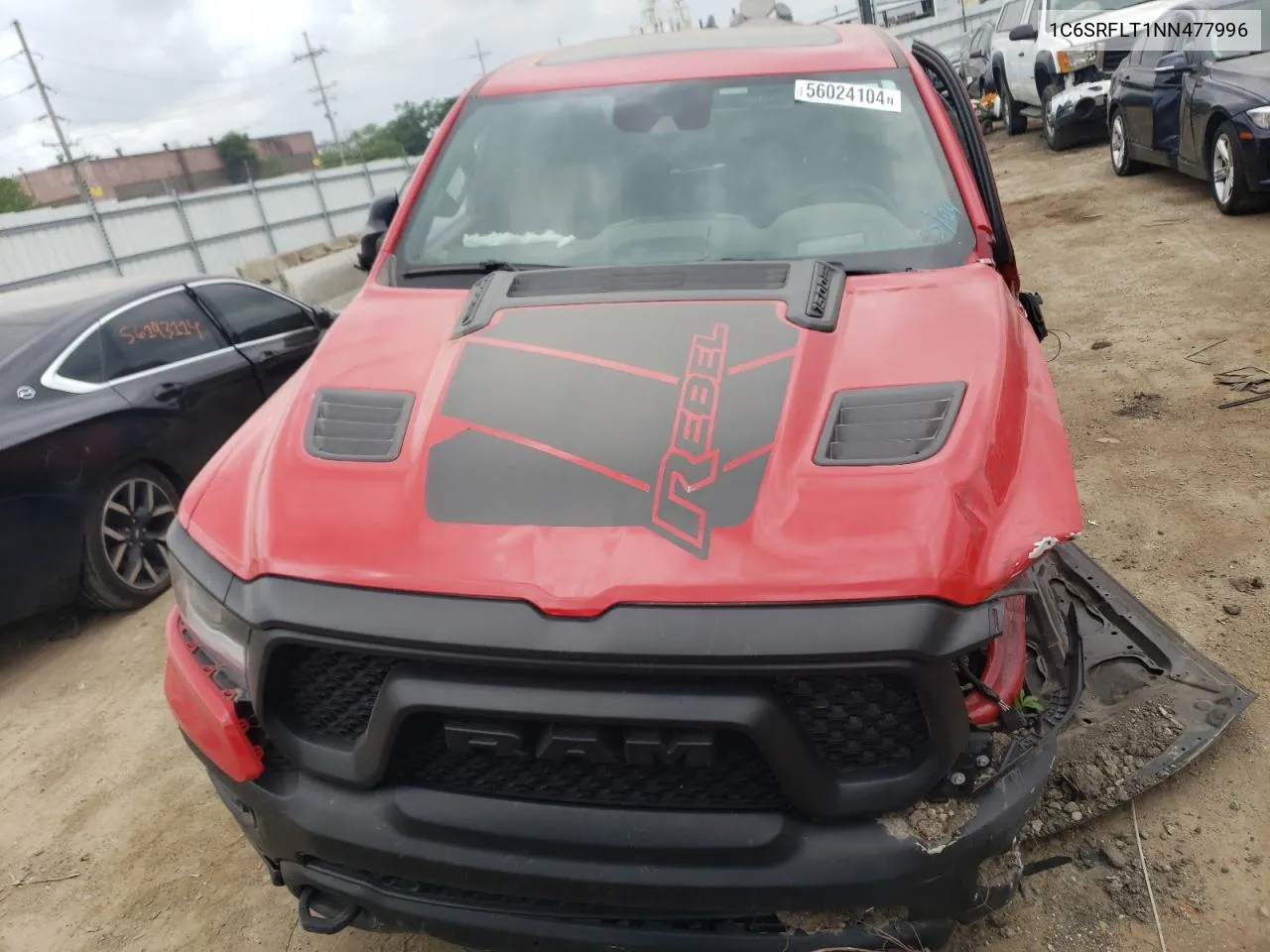 2022 Ram 1500 Rebel VIN: 1C6SRFLT1NN477996 Lot: 71014794