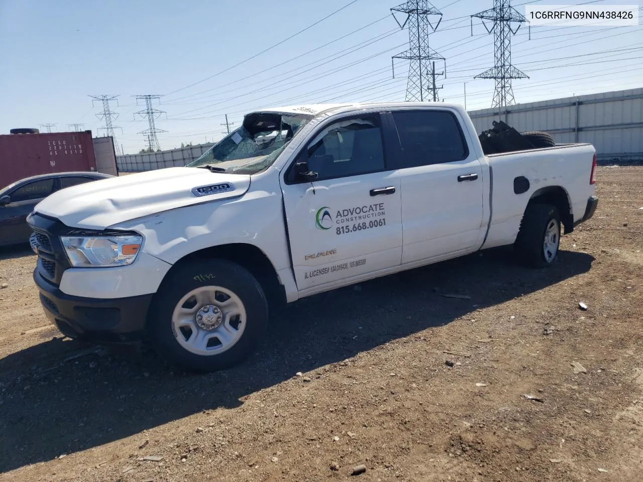 2022 Ram 1500 Tradesman VIN: 1C6RRFNG9NN438426 Lot: 56285644