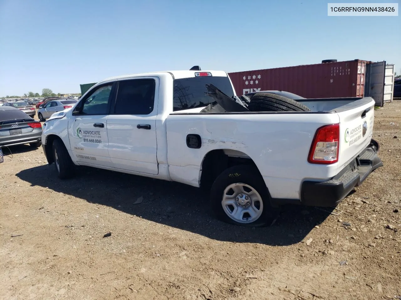 2022 Ram 1500 Tradesman VIN: 1C6RRFNG9NN438426 Lot: 56285644