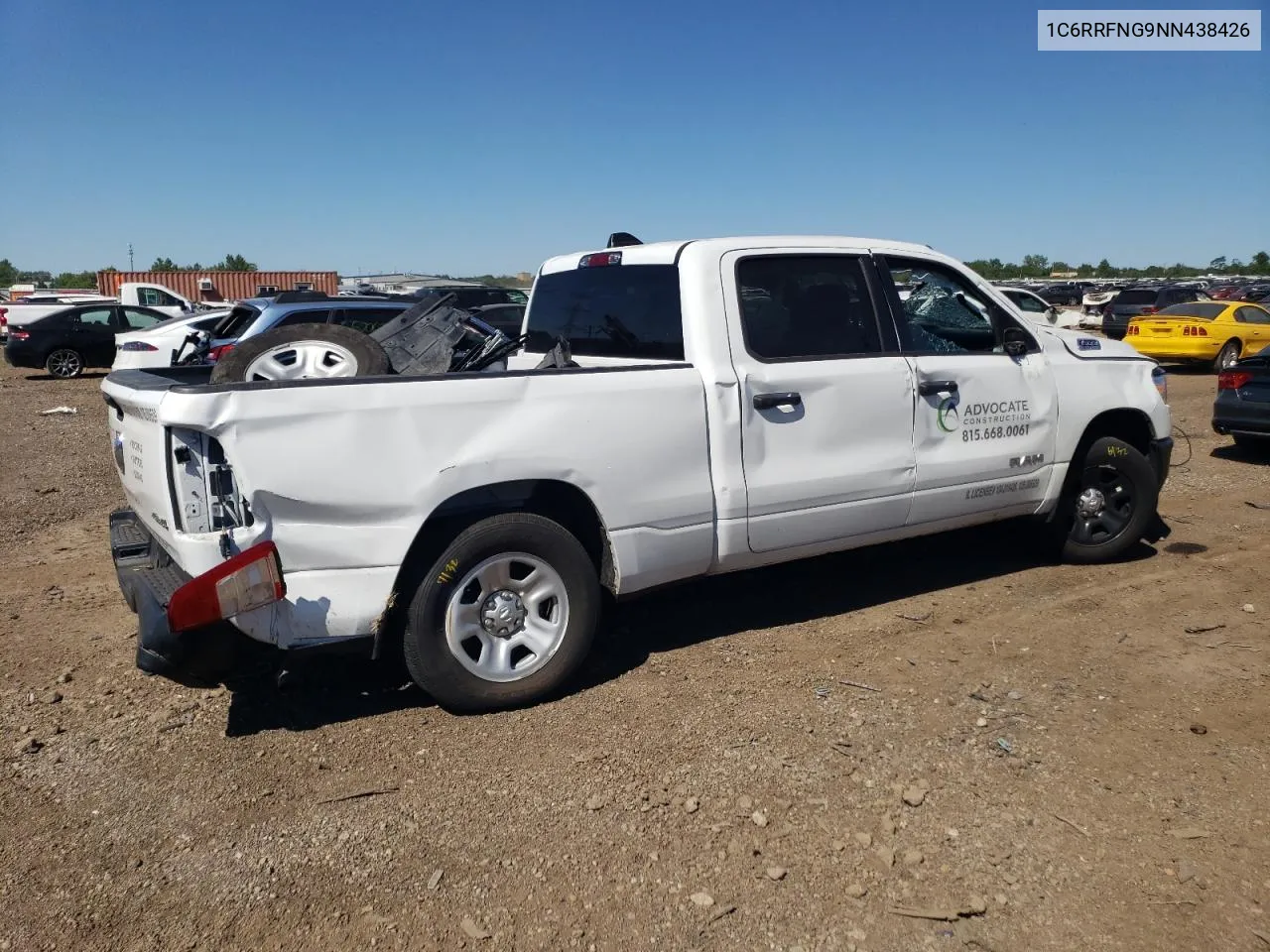 2022 Ram 1500 Tradesman VIN: 1C6RRFNG9NN438426 Lot: 56285644