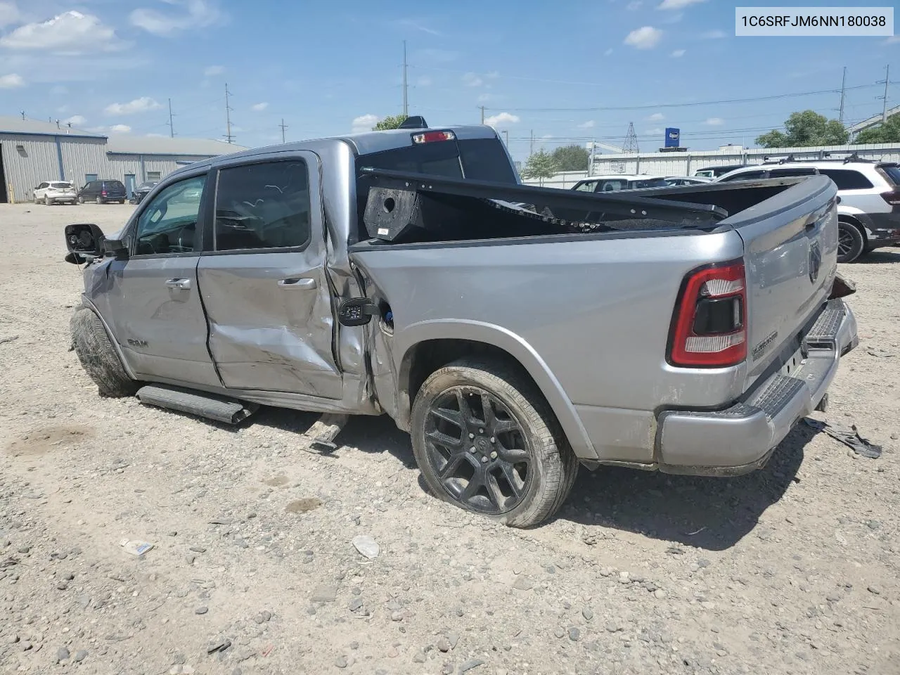 2022 Ram 1500 Laramie VIN: 1C6SRFJM6NN180038 Lot: 58407464