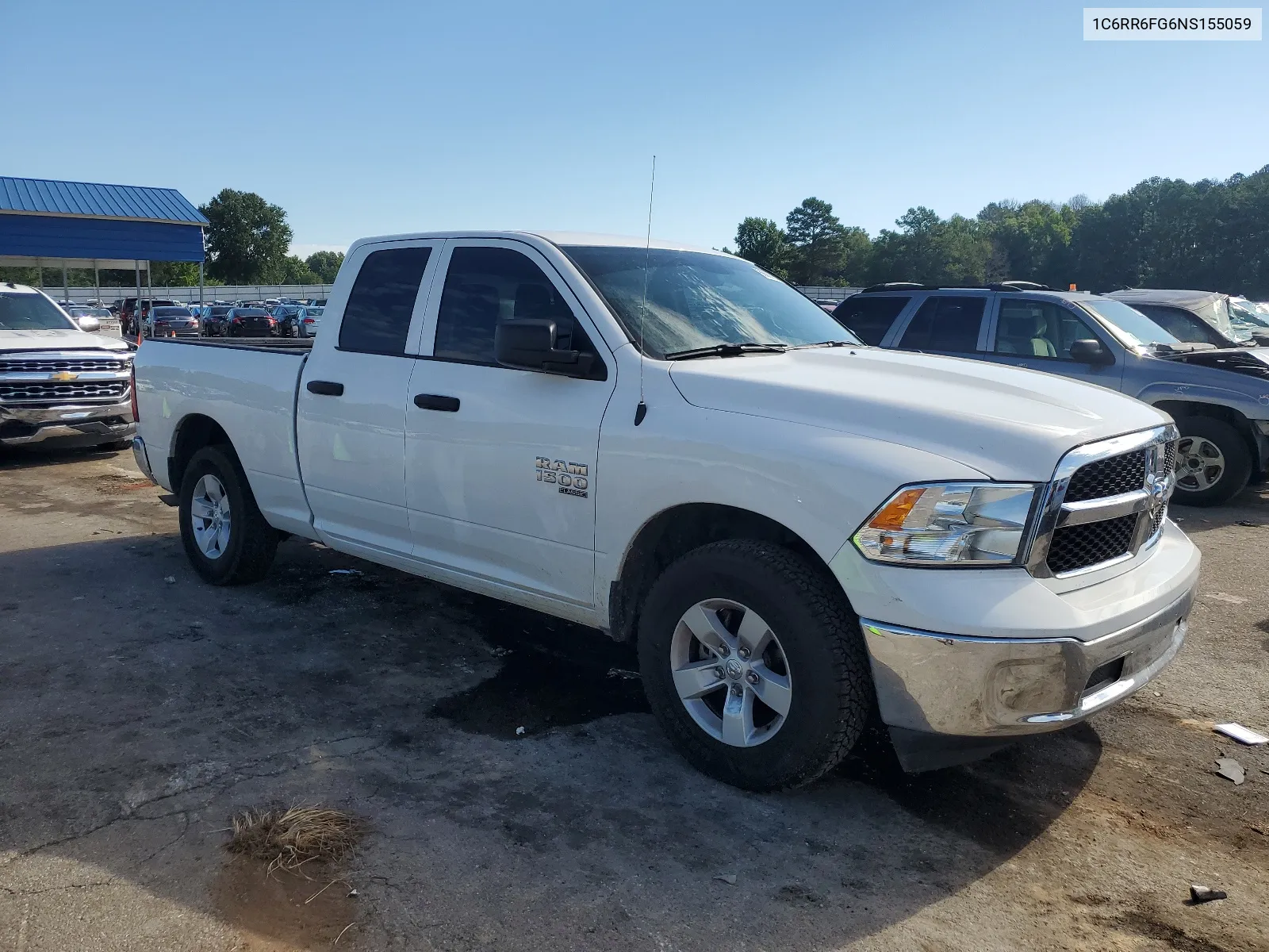 2022 Ram 1500 Classic Tradesman VIN: 1C6RR6FG6NS155059 Lot: 58686254