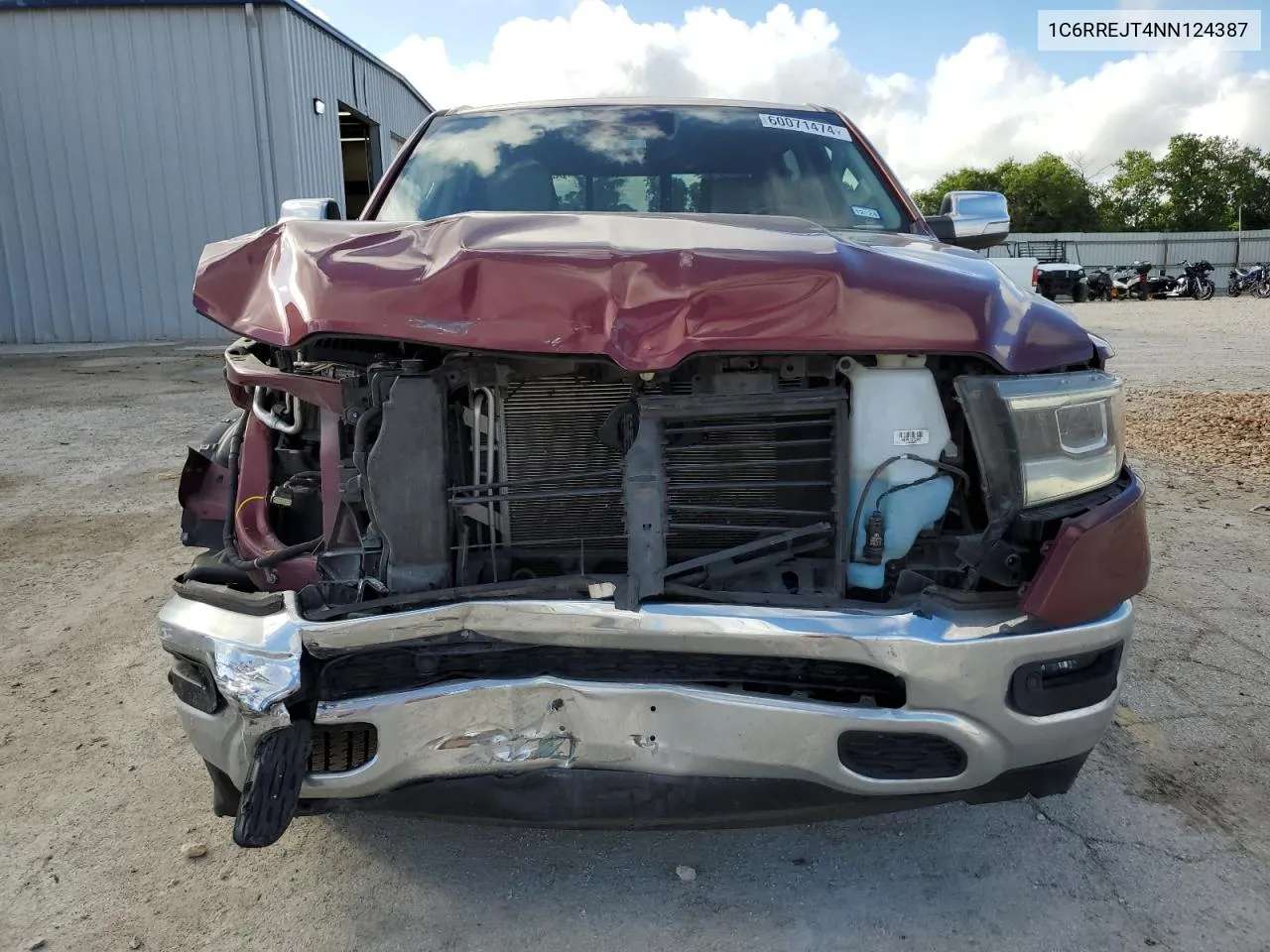 2022 Ram 1500 Laramie VIN: 1C6RREJT4NN124387 Lot: 60071474