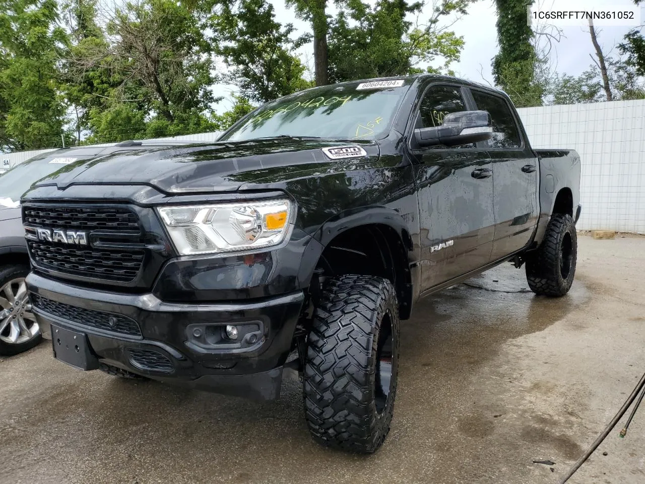 2022 Ram 1500 Big Horn/Lone Star VIN: 1C6SRFFT7NN361052 Lot: 60604204