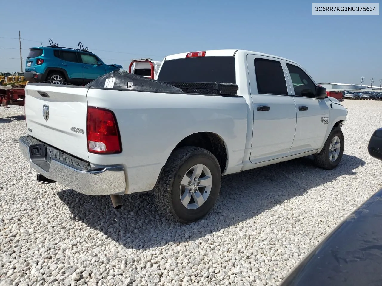 2022 Ram 1500 Classic Tradesman VIN: 3C6RR7KG3NG375634 Lot: 61078654