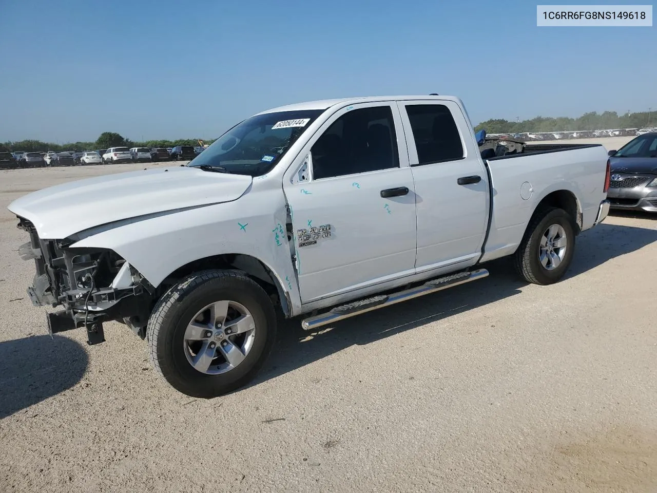 2022 Ram 1500 Classic Tradesman VIN: 1C6RR6FG8NS149618 Lot: 62050144