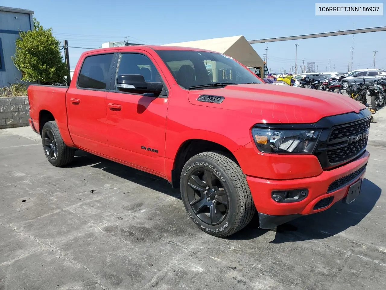 2022 Ram 1500 Big Horn/Lone Star VIN: 1C6RREFT3NN186937 Lot: 62269144