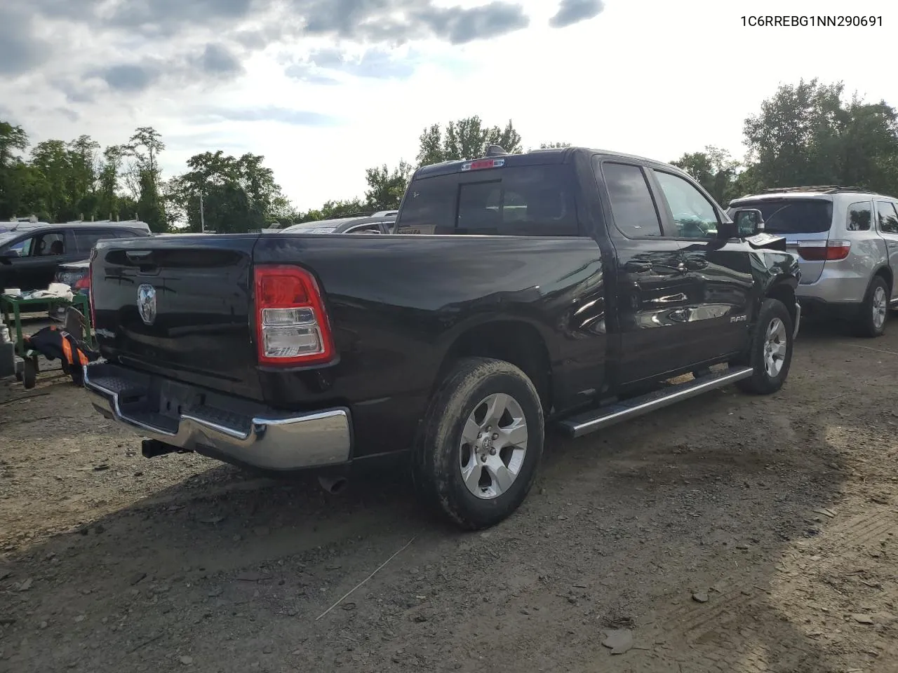 2022 Ram 1500 Big Horn/Lone Star VIN: 1C6RREBG1NN290691 Lot: 62838984