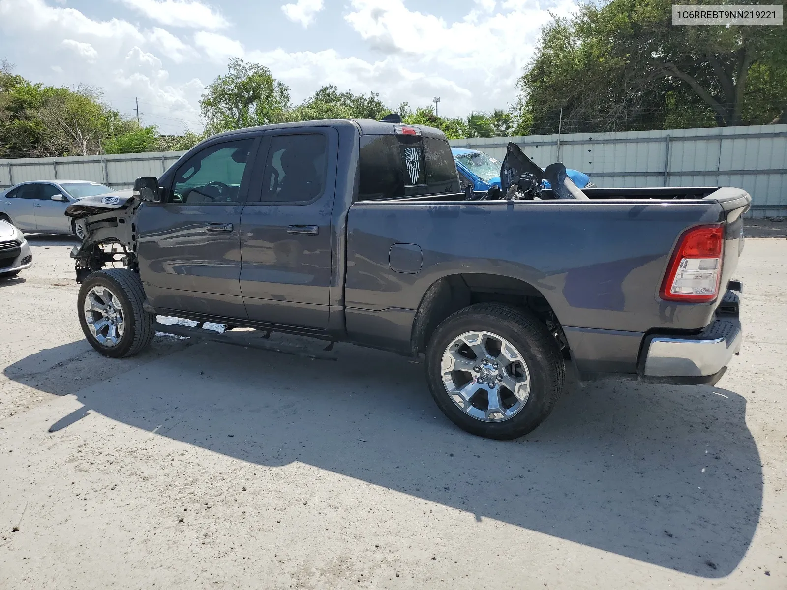 2022 Ram 1500 Big Horn/Lone Star VIN: 1C6RREBT9NN219221 Lot: 63662214