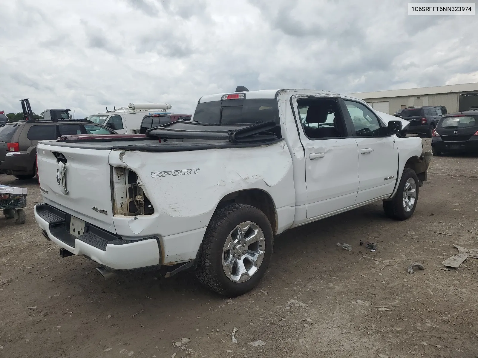 2022 Ram 1500 Big Horn/Lone Star VIN: 1C6SRFFT6NN323974 Lot: 64054164