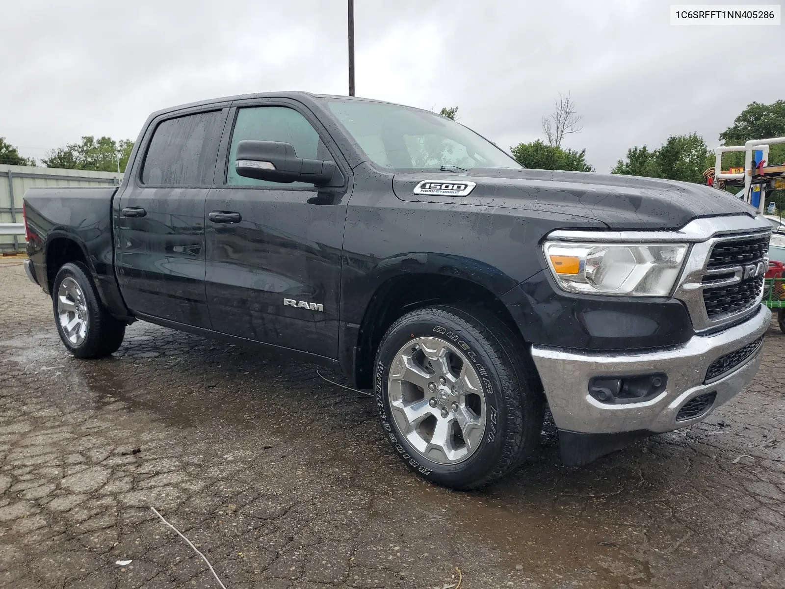 2022 Ram 1500 Big Horn/Lone Star VIN: 1C6SRFFT1NN405286 Lot: 64251114