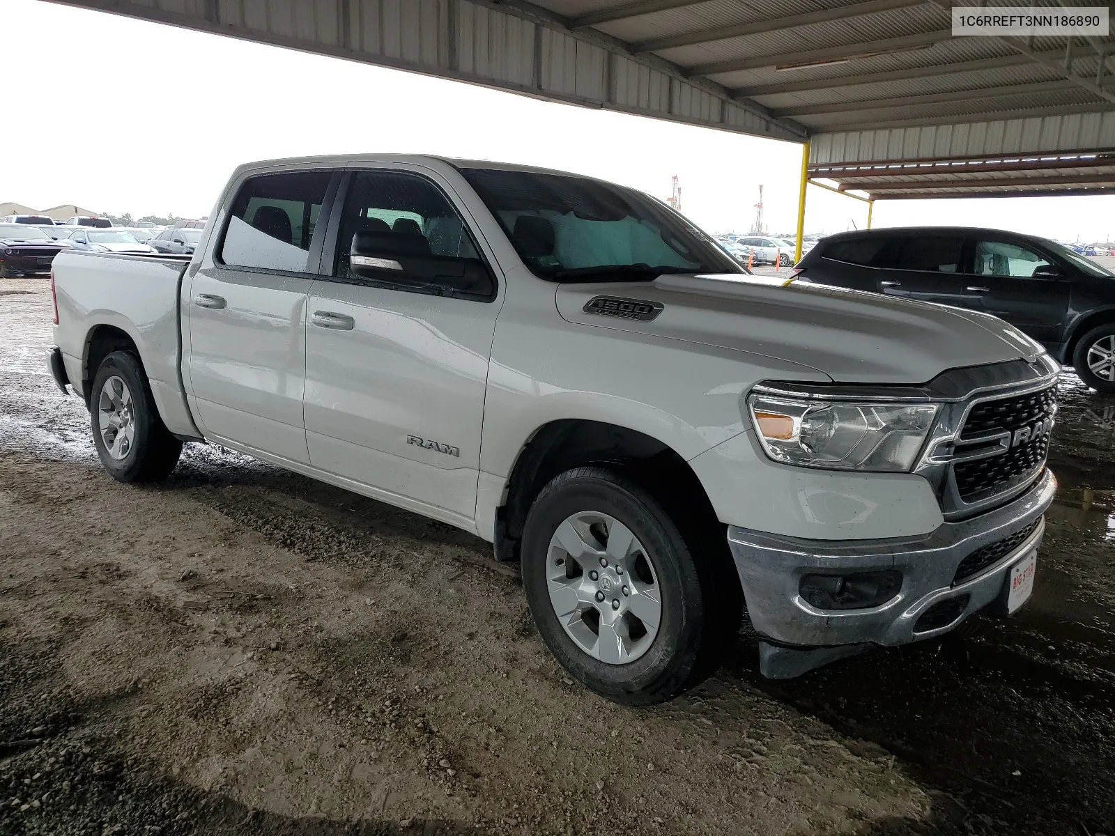 2022 Ram 1500 Big Horn/Lone Star VIN: 1C6RREFT3NN186890 Lot: 64671574