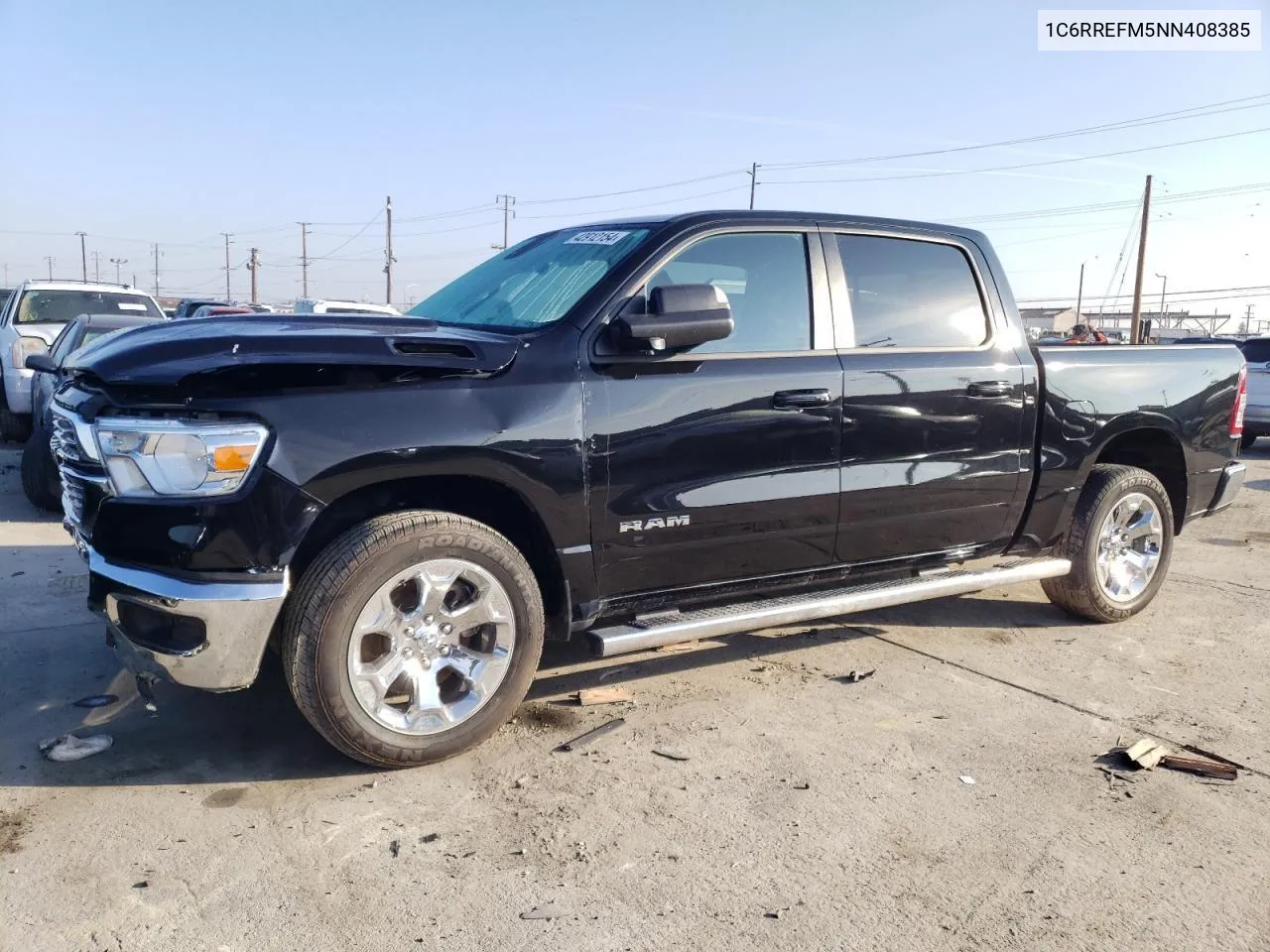 2022 Ram 1500 Big Horn/Lone Star VIN: 1C6RREFM5NN408385 Lot: 64798894