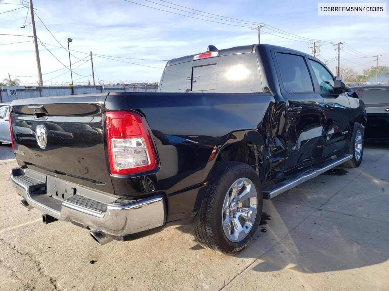 2022 Ram 1500 Big Horn/Lone Star VIN: 1C6RREFM5NN408385 Lot: 64798894