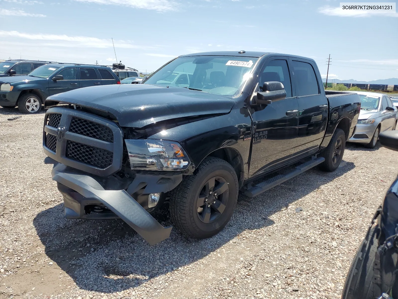 2022 Ram 1500 Classic Tradesman VIN: 3C6RR7KT2NG341231 Lot: 64907574