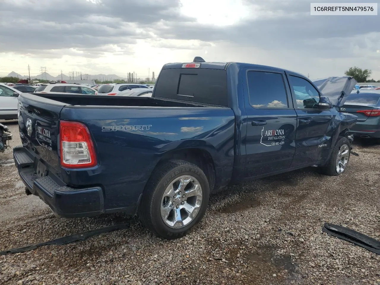 2022 Ram 1500 Big Horn/Lone Star VIN: 1C6RREFT5NN479576 Lot: 65047474