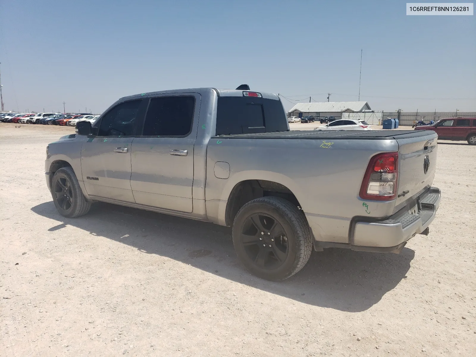 2022 Ram 1500 Big Horn/Lone Star VIN: 1C6RREFT8NN126281 Lot: 65129304