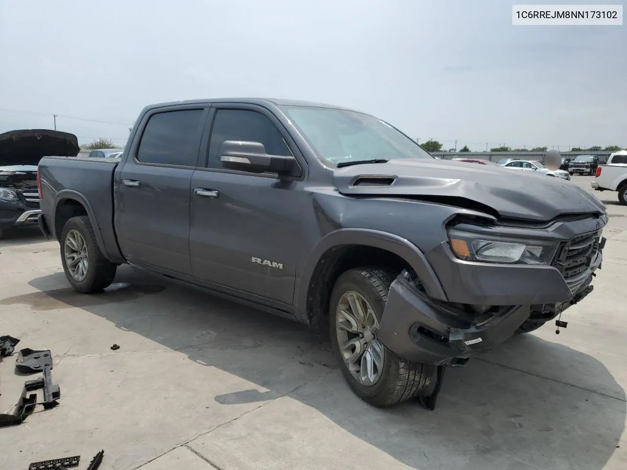 2022 Ram 1500 Laramie VIN: 1C6RREJM8NN173102 Lot: 66403924