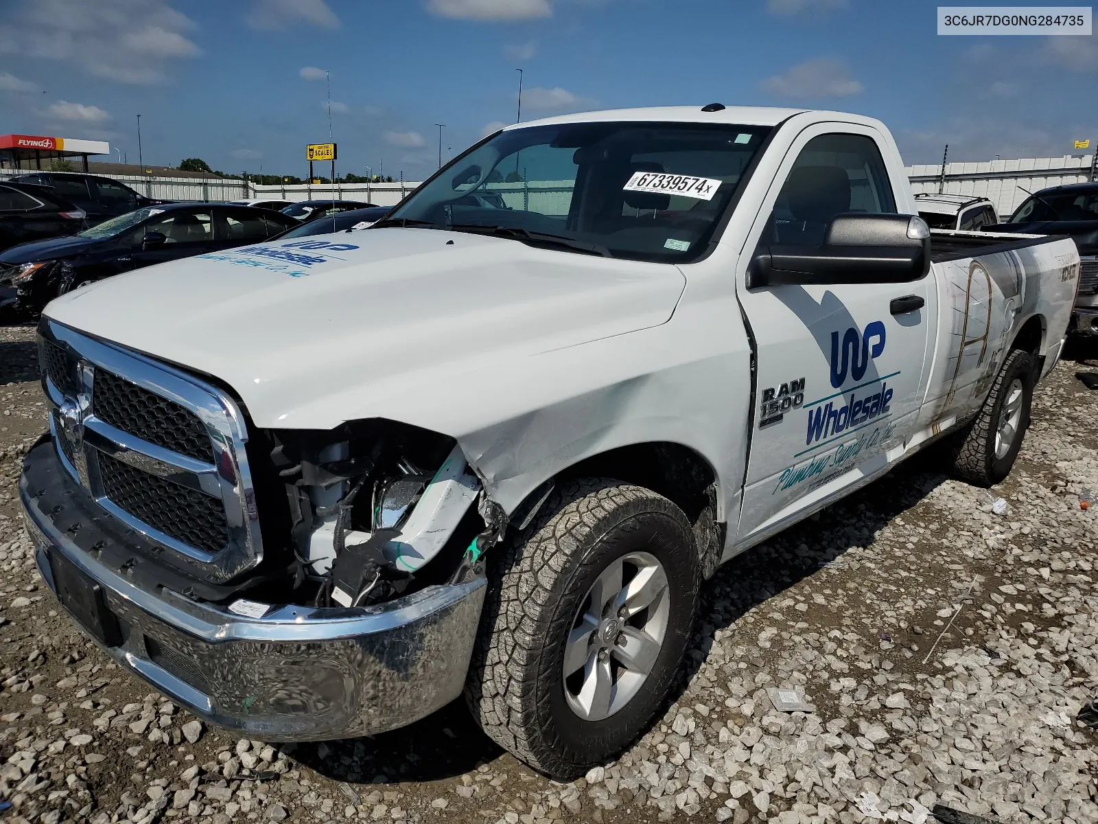 2022 Ram 1500 Classic Tradesman VIN: 3C6JR7DG0NG284735 Lot: 67339574