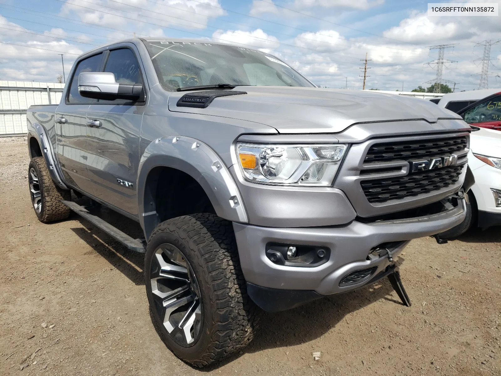 2022 Ram 1500 Big Horn/Lone Star VIN: 1C6SRFFT0NN135872 Lot: 67926764