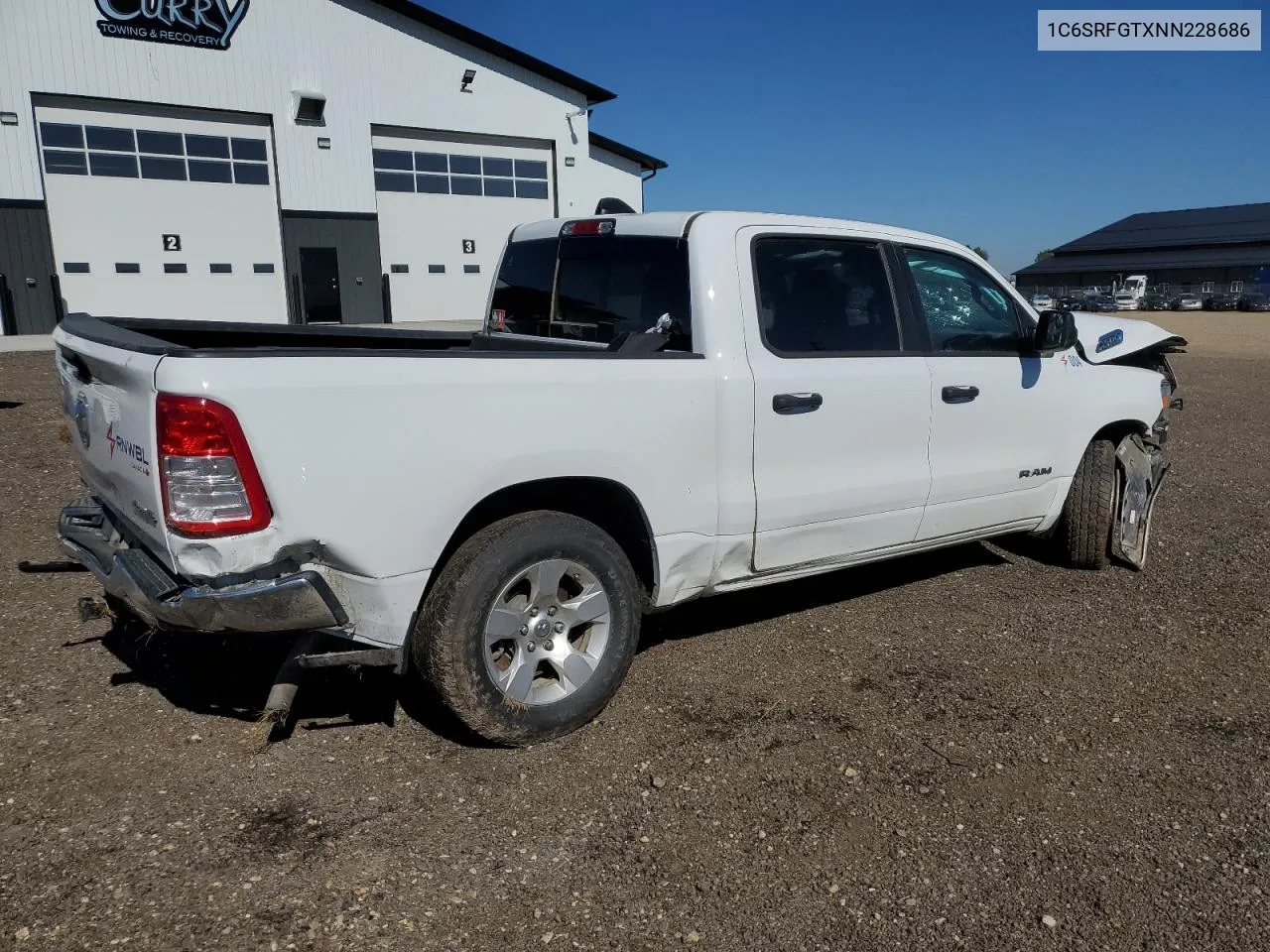 1C6SRFGTXNN228686 2022 Ram 1500 Tradesman