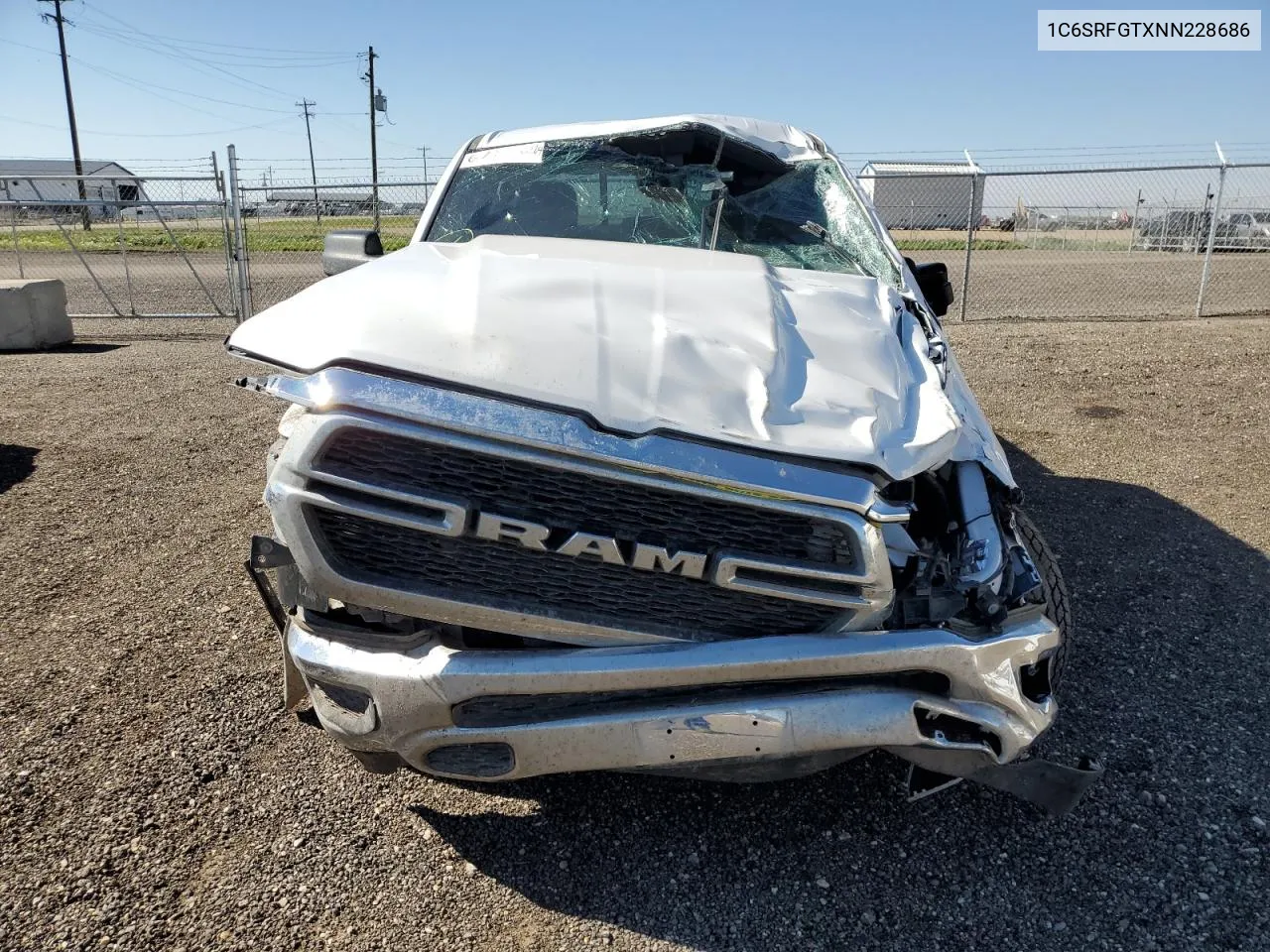 2022 Ram 1500 Tradesman VIN: 1C6SRFGTXNN228686 Lot: 67935094