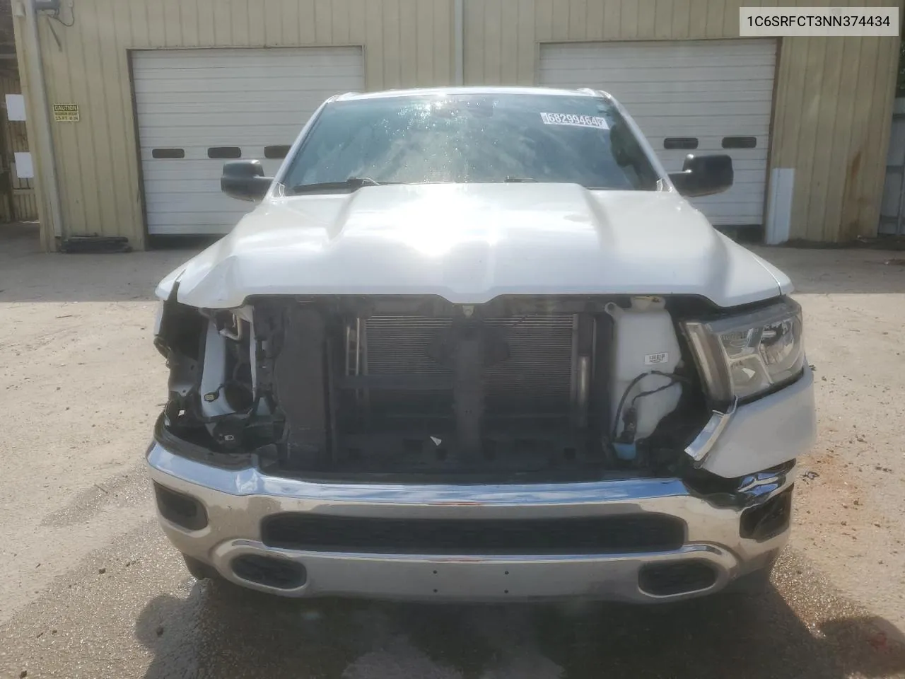 2022 Ram 1500 Tradesman VIN: 1C6SRFCT3NN374434 Lot: 68299464