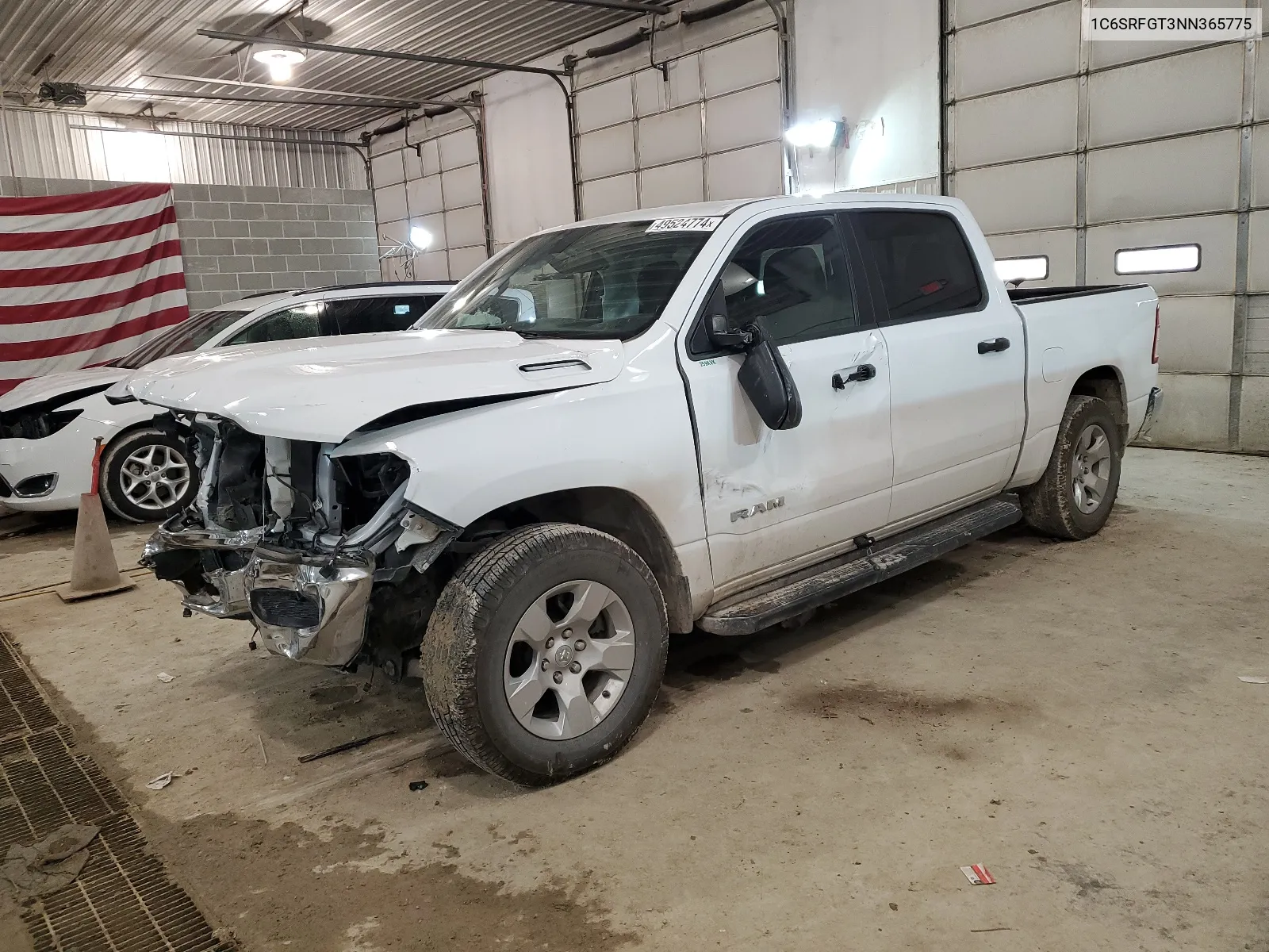 2022 Ram 1500 Tradesman VIN: 1C6SRFGT3NN365775 Lot: 68346614