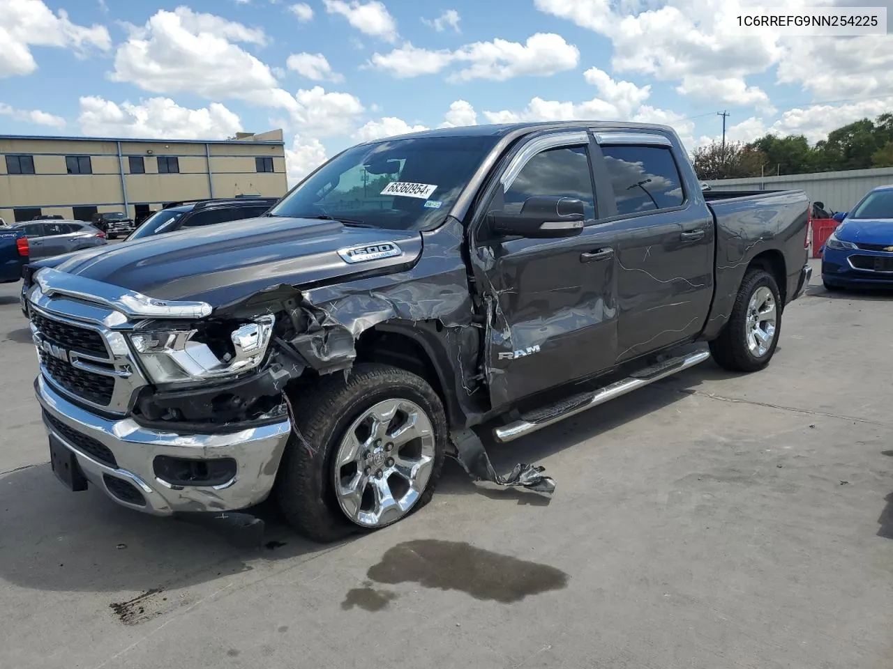 2022 Ram 1500 Big Horn/Lone Star VIN: 1C6RREFG9NN254225 Lot: 68360954