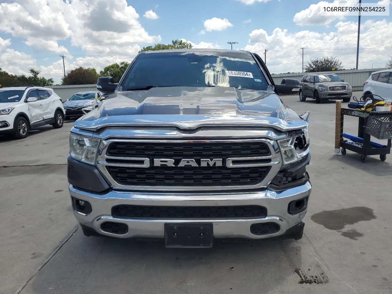 2022 Ram 1500 Big Horn/Lone Star VIN: 1C6RREFG9NN254225 Lot: 68360954