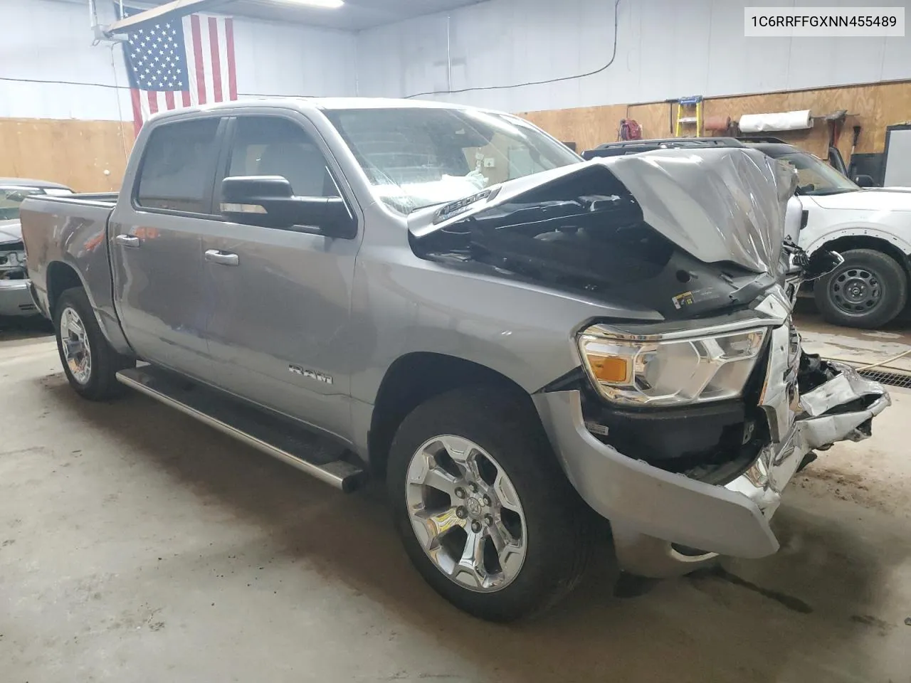 2022 Ram 1500 Big Horn/Lone Star VIN: 1C6RRFFGXNN455489 Lot: 68537984