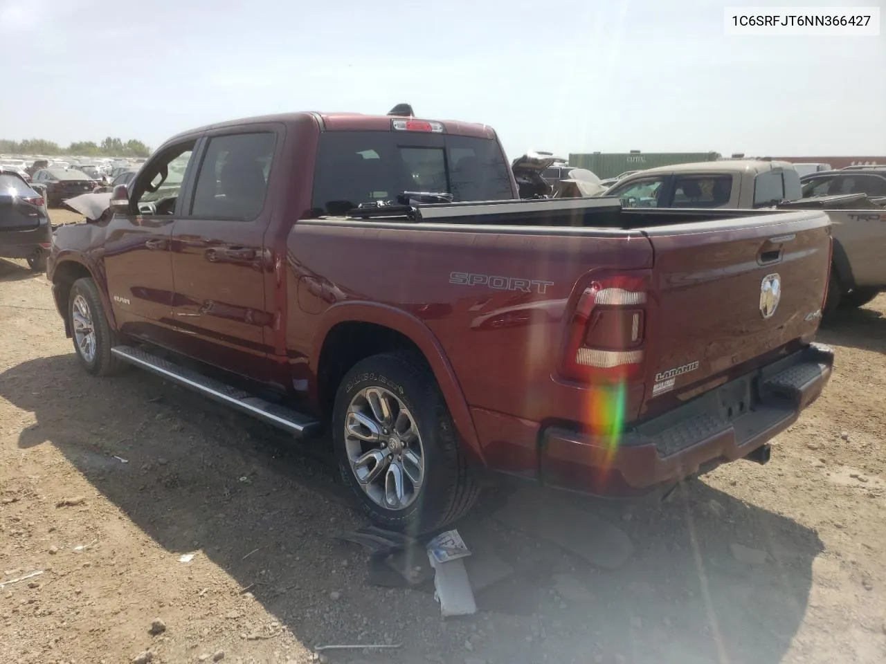 2022 Ram 1500 Laramie VIN: 1C6SRFJT6NN366427 Lot: 68563914