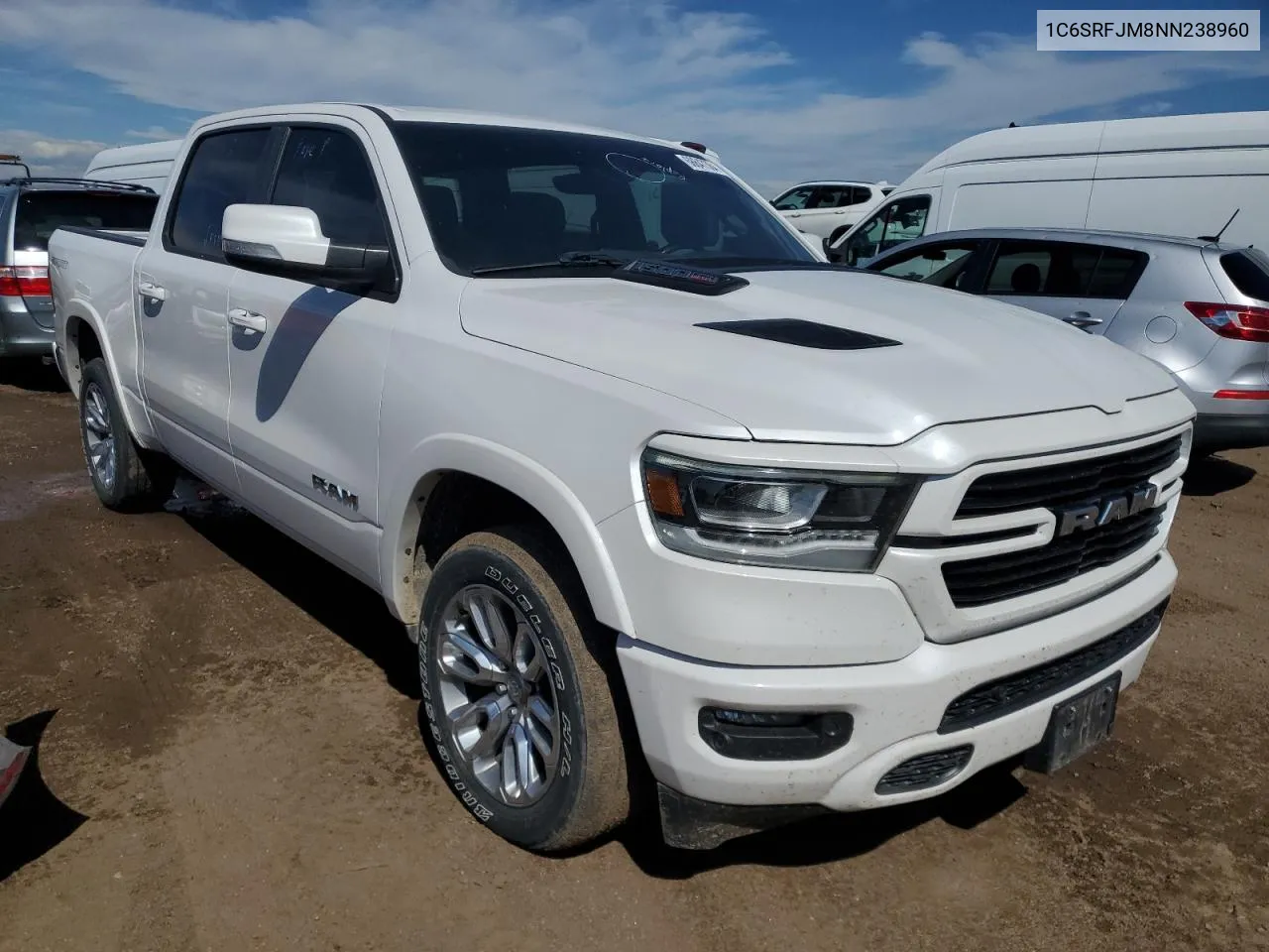 2022 Ram 1500 Laramie VIN: 1C6SRFJM8NN238960 Lot: 68647364