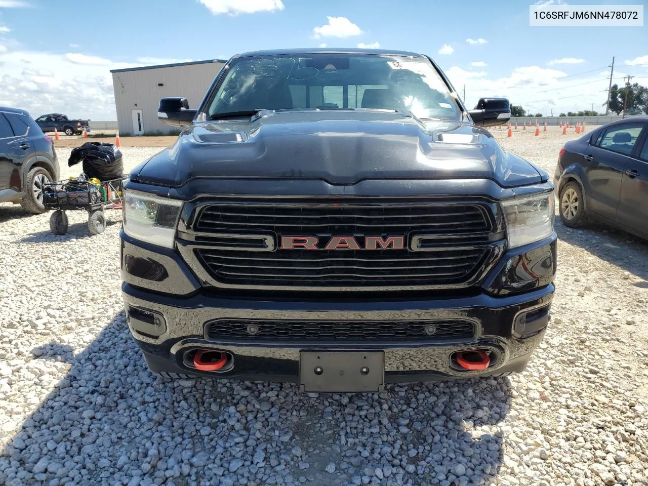 2022 Ram 1500 Laramie VIN: 1C6SRFJM6NN478072 Lot: 68654494