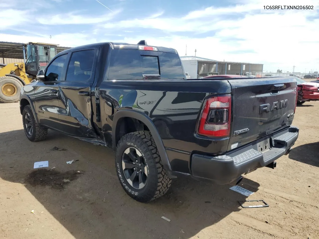 2022 Ram 1500 Rebel VIN: 1C6SRFLTXNN206502 Lot: 68694374