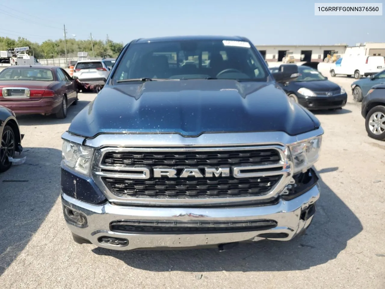 2022 Ram 1500 Big Horn/Lone Star VIN: 1C6RRFFG0NN376560 Lot: 68711044