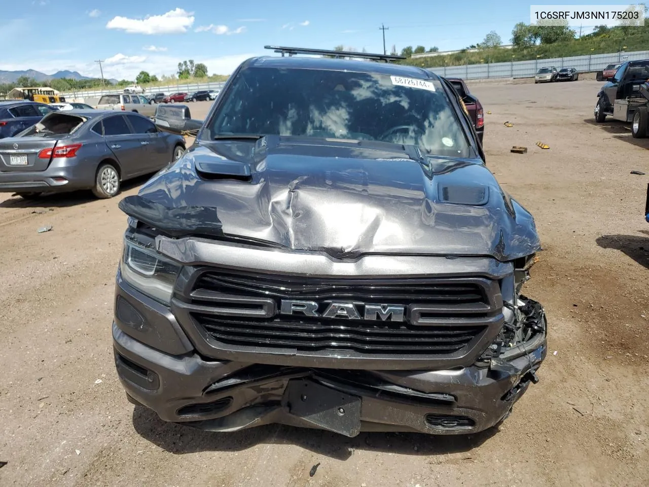 2022 Ram 1500 Laramie VIN: 1C6SRFJM3NN175203 Lot: 68726744