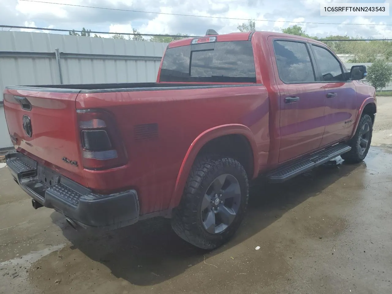 1C6SRFFT6NN243543 2022 Ram 1500 Big Horn/Lone Star