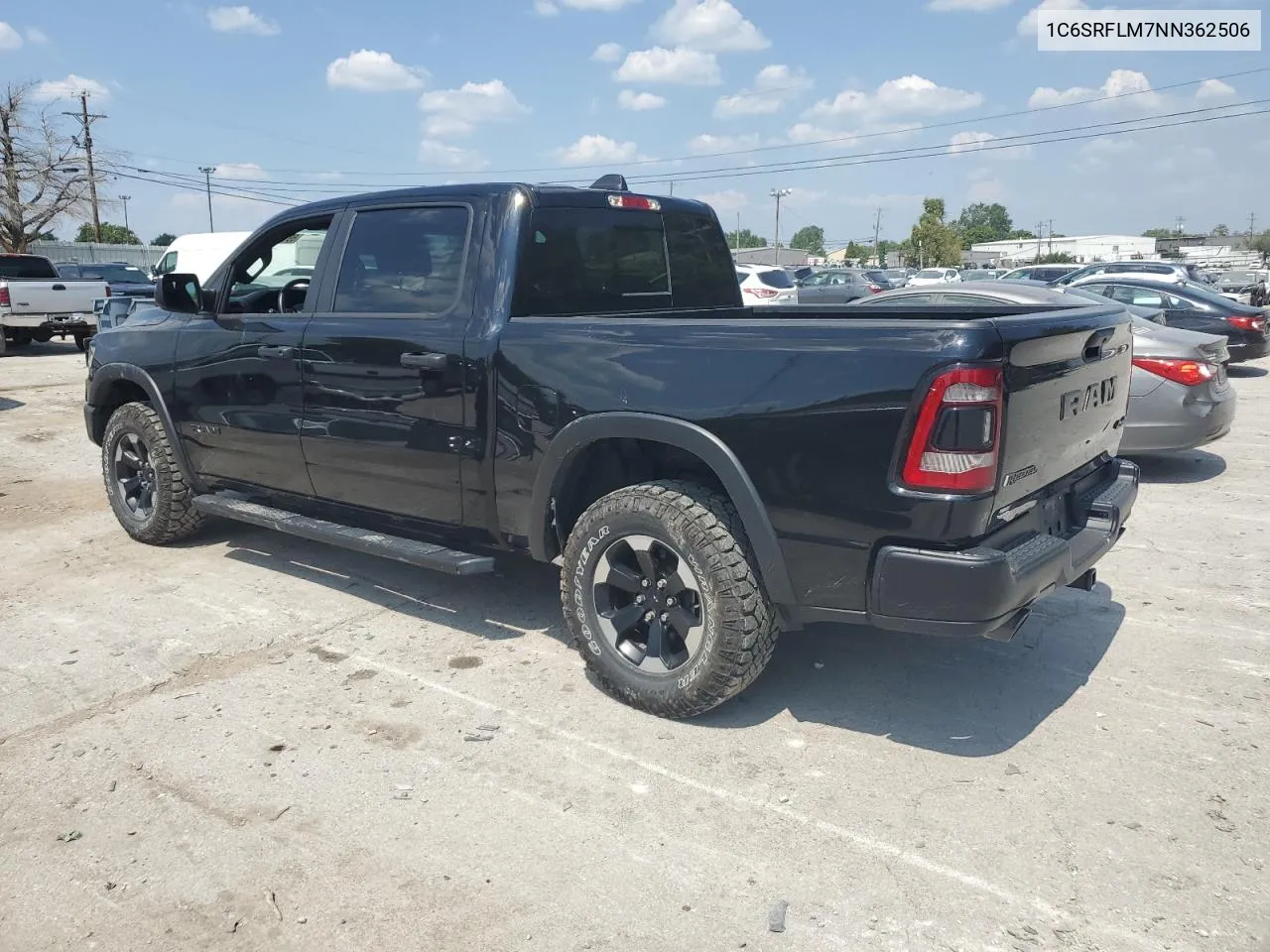 2022 Ram 1500 Rebel VIN: 1C6SRFLM7NN362506 Lot: 69181054